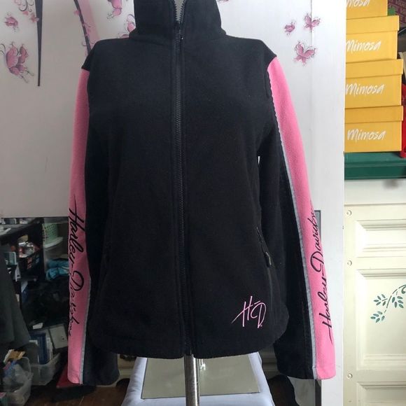 Harley Davidson fleece sweater Xs - Picture 2 of 13